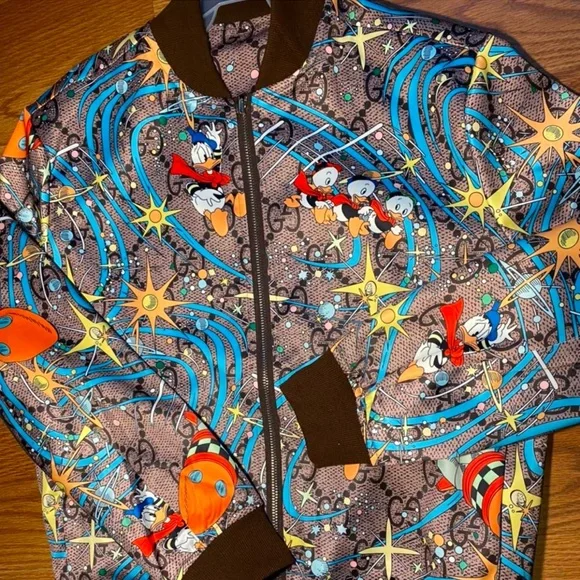 Disney Gucci Donald Duck Bomber Jacket Gucci Jackets Coats Disney